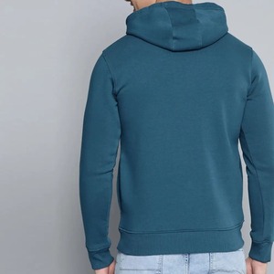 Sweat à capuche léger en molleton de coton pour homme avec logo personnalisé, fabricant OEM ODM de sweats à capuche vierges, vente en gros - Product Image 3