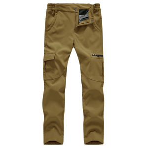 กางเกงซอฟต์เชลล์สำหรับผู้หญิงทันสมัยกางเกงขนแกะซับในกันน้ำขายดี - Product Image 3