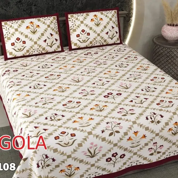 Fornecimento direto da fábrica preço barato lençóis de estilo nórdico simples conjuntos de lençóis de algodão lavado 4 peças conjuntos de cama bordados