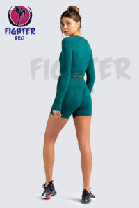 เซตเสื้อยืดและกางเกงขาสั้นสำหรับผู้หญิงเสื้อยืดสองชิ้นสำหรับเล่นกีฬาฤดูร้อน - Product Image 6