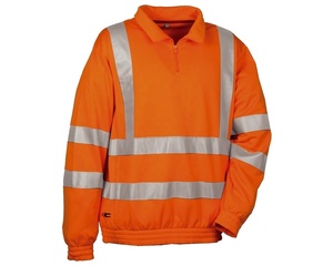 ANSI 107 Classe 3 100% Veste réfléchissante de sécurité haute visibilité chaude en polaire épaisse en polyester avec logo personnalisable - Product Image 3