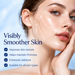 Ampoule faciale au peptide bleu OEM sous marque privée 50ml – Soin hydratant pour le visage et les lèvres – Emballage personnalisé avec logo – Vente en gros - Product Image 5
