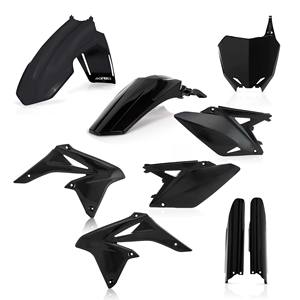 Acerbis Full Plastic ABS Fairing <b>Kit</b> for Off-road Motorcycle Black Replacement/Repair Headlight Fairing - Product Image 1