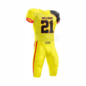 Uniformes de football américain personnalisés de haute qualité à manches courtes et à séchage rapide Style OEM entièrement personnalisable du Pakistan - Product Image 5