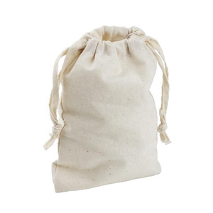 Bolsa de regalo de muselina, bolsa de algodón con cordón promocional, disponible al precio más bajo - Product Image 5