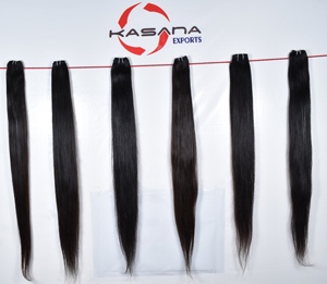 <b>Cheap</b> Wholesale Bundle Natural Color 100% Indian Raw Hair Processing None Weaving Machine Double Weft Human Hair <b>Extensions</b> - Product Image 5