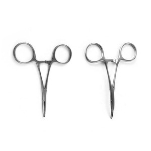 Halsted 12.5cm droite Micro pince à moustique 1:2 dents pince manuelle ensemble d'instruments en acier inoxydable et titane - Product Image 5