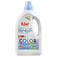 Detergente Líquido para Ropa Vegano, Ecológico y Eficiente KLAR Custom 2, Color 750ml, Sin Fragancia, 12 Lavados, Para Bebés
