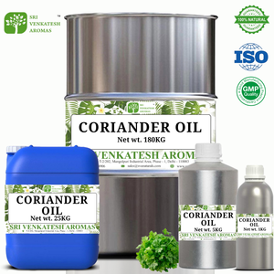 Aceite de cilantro certificado GMP DE LA India, aceite esencial multiusos para el tratamiento de la piel, suministro de aroma para usos cosméticos comerciales - Product Image 2