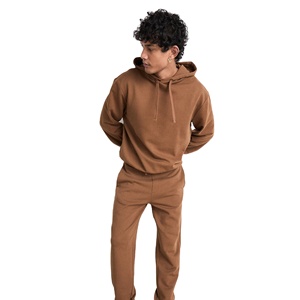 <b>Men</b> Maternity Jogger <b>Pullover</b> Sweatsuit 500 GSM Cotton Fleece Heavyweight Autumn Tracksuit Set Hoodie Gym Streetwear Custom OEM - Product Image 2