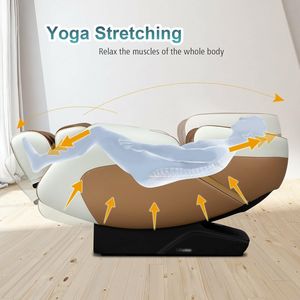 <b>Massage</b> Chair Full Body Zero Gravity <b>Massage</b> Chairs Recliner <b>with</b> Fixed Rollers Auto Modes Airbag Waist <b>Back</b> <b>Heating</b> Bluetooth - Product Image 4