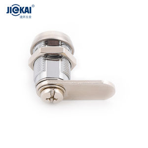 Serrure de armoire en métal à clé <span class=keywords><strong>plate</strong></span>, haute qualité, JK501, 19mm, serrure de caméra avec clé principale - Product Image 6