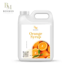 Bosmos_ Orange Syrup 2.5kg - Best Taiwan Bubble Tea Supplier, Concentrated Syrup