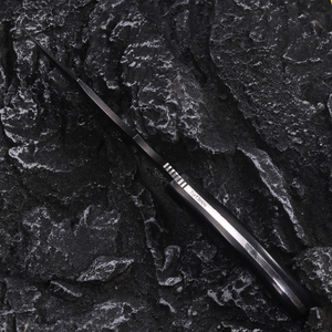 Cuchillos de Caza y Camping de Acero de Damasco de Alta Calidad, con Hoja Fija y Punta de Gota, Personalizados al por Mayor, OEM ODM, Venta Caliente, Mango de Madera Negra - Product Image 4