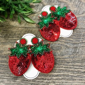 Pendientes Huggie Hechos a Mano con Cuentas de Algodón, Estilo Budista Único, Joyería de Diseño Elegante, Forma Ovalada Ligera para - Product Image 4