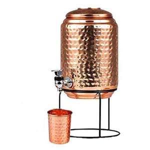 Dispensador de agua de cobre impreso personalizado, mesa de cocina, decorar, almacenamiento de agua, dispensador de agua de cobre a precio barato - Product Image 2