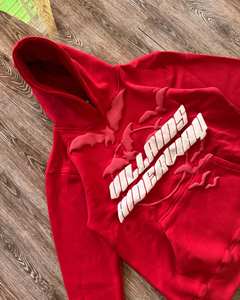 เสื้อฮู้ดคอตตอนผ้า100% เทอร์รี่โอเวอร์ไซส์แบบดิจิตอลสำหรับการทอผ้าพิมพ์พัฟในฤดูหนาว - Product Image 3