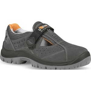 MAGIC Size 44 W.11 Grey Leather Safety Sandal S1PL FO SR - Product Image 1