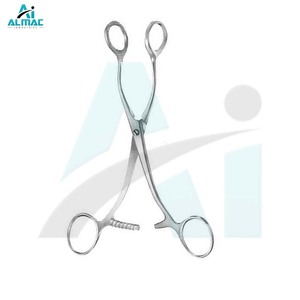 Pinzas Ovárias ALMAC Doyen, Herramienta Quirúrgica de Precisión para Ginecología y Obstetricia, Acero Inoxidable de Alta Resistencia, Agarre Cómodo - Product Image 1