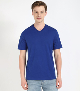 Camisetas de Cuello Redondo para Hombre, 100% Algodón, Tejido de Punto, Marca Propia, Tela Suave, Venta al por Mayor, Uso Diario Informal - Product Image 3