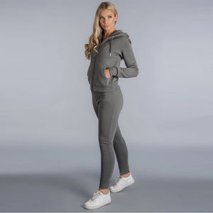 Vêtements de sport d'hiver unisexe pour femmes dernier décor Vintage ensembles de yoga d'entraînement 2 pièces survêtement athlétique solide filles - Product Image 4