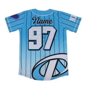Camisetas de béisbol personalizadas Diseño personalizado Impresión de camiseta de béisbol Ropa deportiva Uniforme de béisbol sublimado para unisex - Product Image 3
