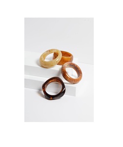 Rond de serviette en résine fait à la main attrayant pour les mariages de tables élégantes ou les repas de fête avec une couleur et une forme durables - Product Image 3