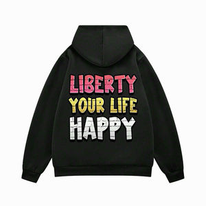 Nuevas ventas calientes, sudaderas con capucha básicas personalizadas para hombre, logotipo estampado en pantalla, Color, tamaño personalizado, ropa básica, sudaderas con capucha personalizadas de mezcla de algodón - Product Image 2