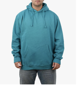 Sudadera con Capucha Extra Grande, Hombros Caídos, Felpa CVC Gruesa, Corte Holgado para Hombre, Sudadera con Bolsillo Tipo Canguro - Product Image 5