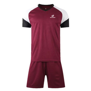 Uniformes de football d'équipe sur mesure professionnels 100% polyester unisexe confortables et à séchage rapide - Product Image 1