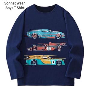 Camiseta de Manga Larga para Niños de Algodón con Cuello Redondo Estampado - Product Image 5