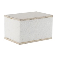 Panneau sandwich en MGO haute résistance pour cloison de sol/mur |   Bord à rainure et languette ignifuge de 25 mm |   Utilisation moderne de la salle de bain extérieure
