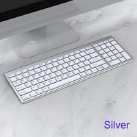 Fabrika toptan 2.4G sistemi kablosuz klavye ve fare iPad dizüstü bilgisayar şarjlı kablosuz klavye ve fare Combo