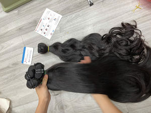 Venta 2025 Cabello Ondulado Natural con Cutícula Alineada Extensiones de Cabello Humano al por Mayor Cabello Vietnamita Tejido Sin Caída Sin Enredos - Product Image 3