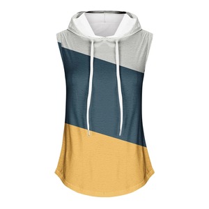 Sweat à capuche sans manches pour femmes de qualité supérieure imprimé sur mesure ajustement parfait pour les occasions d'hiver décontractées approvisionnement ODM - Product Image 1