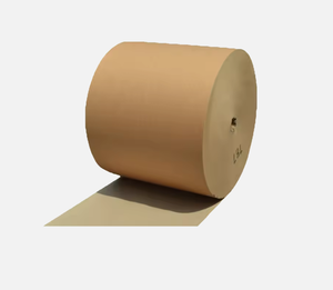 <b>Brown</b> Kraft <b>Paper</b> Jumbo <b>Roll</b> for Air Cooling Pads, Absorbent and Moisture-Resistant for Industrial & Agricultural Use - Product Image 1