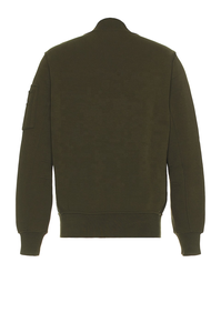 Veste bomber d'hiver pour homme avec logo personnalisé OEM ODM, col montant, design à capuche, élégante et décontractée - Product Image 3