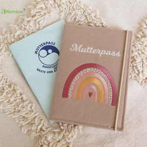 Accesorios de <span class=keywords><strong>maternidad</strong></span> personalizados bonitos de primera calidad, organizador familiar, <span class=keywords><strong>bolsa</strong></span> de fieltro, funda para pasaporte de madre para libro <span class=keywords><strong>prenatal</strong></span> - Product Image 4