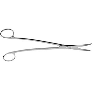 Tijeras uterinas manuales de acero inoxidable de grado médico al por mayor desechables, cuchillas puntiagudas romas rectas, instrumentos quirúrgicos - Product Image 4