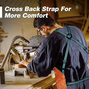 ผ้ากันเปื้อนงานเชื่อมหนังทนทานต่อการกัดกร่อนและป้องกันร่างกายจากเปลวไฟสไตล์ธรรมดาชุดทำงานดับเพลิงสำหรับช่างเชื่อม - Product Image 6