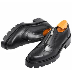 Chaussures de course de moto en cuir unisexes entièrement personnalisées, logo d'engrenages d'équitation d'hiver, conception de protection en cuir véritable, grande taille, OEM - Product Image 2