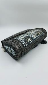 Custom Made in Gold Polished Border,metal Applique Tribal Mosaic <b>Bags</b> Ideal for Resale by Fashion Accessory Stores for Resale - Product Image 2