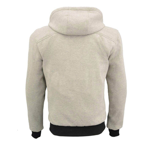 Personnalisé lourd Vintage goutte épaule Boxy Fit fermeture éclair sweats à capuche pour hommes thermique à manches longues français éponge grande taille fermeture éclair plus ensembles - Product Image 3
