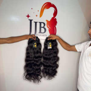 ผมแท้แบบอินเดียผมมนุษย์เป็นลอนแบบคู่ - Product Image 1