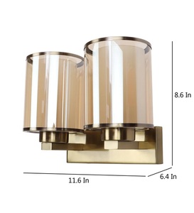 Lámpara de Pared Metálica Dorada de Estilo Europeo Moderno, Diseño Único para Hogares y Restaurantes, Precio al por Mayor Bajo, Gran Venta - Product Image 2