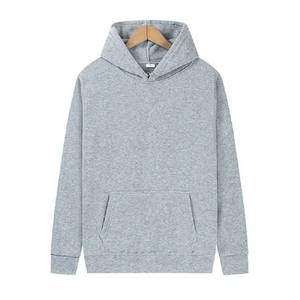 Vêtements de sport pour hommes et femmes, automne-hiver, vente en gros d'usine, sweat-shirt en molleton uni brodé, couleur unie, ample et surdimensionné - Product Image 4