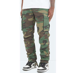 Casual With Side Pockets for Spring Wholesale Outdoor Cycling New <b>Men's</b> <b>Camo</b> Printed Cargo Trousers - Product Image 1