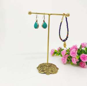 2025 présentoir à bijoux or et bijoux artificiels organisateur de table support de bijoux avec base en marbre - Product Image 6