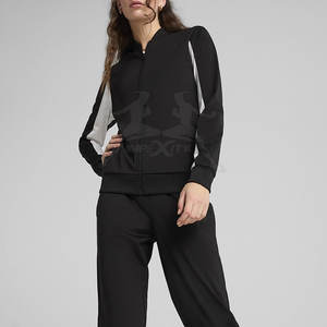 Survêtement de sport classique avec veste zippée intégrale et pantalon assorti pour un tenue sportive confortable - Product Image 5