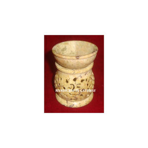 เตาน้ำมันหอมระเหยแกะสลักสบู่ธรรมชาติทำด้วยมือบริสุทธิ์ดีไซน์ล่าสุดสำหรับตกแต่งบ้านสำนักงานและร้านอาหาร - Product Image 1